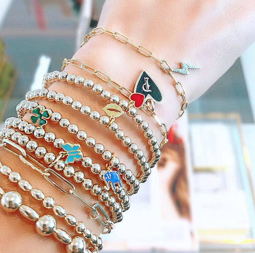 Lucky Clover Charm Bracelet